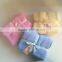 Hot Sale 100% Cotton Baby Knitted Breathable Props Blanket Kids Crib Casual Sleeping Hole Wrap Blankets For Spring Summer Autumn