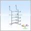 4 tier hot sale flooring knock down metal wire golf display rack stand