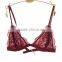 Floral Lace Bralette,Triangle Bralette,Sheer Bralette,Strappy Bralette,Halter Bralette,Lace Crop Top