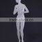 abstract plastic female mannequin, transparent sitting mannequin