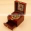 2016 high quality wood square Fragrance box,red wood material Fragrance box