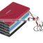 Letter-Shape Leather Case 4000mA Cacacity USB Interface Mobile Power Bank