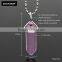 New 2016 Products Women Pink Glass Terrarium Necklace