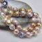 multi color fresh water 13-15mm fireball baroque pearl strand for wholesale