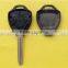 Keyless entry 4 button replacement remote key fob case blank shell for Toyota car key Toy43 blade