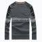 Simple design but fancy model men's casual hoodies with soft PU leather patch