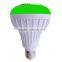 12W E27/B22 base LED Buletooth speaker bulb with remote controller