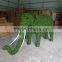 garden ornaments artificial topiary frame elephant animal plastic green sculpture garden statues with factory price