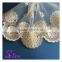 New style professional gold mesh lace fabric for wedding dress / garments
