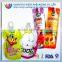 Plastic stand up Reusable baby food spout pouch bag