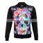 sublimation printing thick winter satin jacket for men