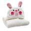 baby hooded blankets with adorable animal patterns