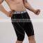 The low solid color fashion knee pants, compression mens shorts