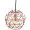 Hot Sale E27 Copper Hanging Lamp,Edison Light Bulb Cage Lamp,Copper Pendant Bird Cage Light