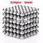 5mm 216pcs Neodymium Magnetic Balls Spheres Beads Magic Cube Magnets vacuum package Kid's toy gift Puzzle