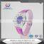 plastic transparent custom logo watches