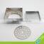 New 4" Tile Insert Chrome Brass Square Floor Waste Grates Bathroom Shower Drain with Australia stardard                        
                                                Quality Choice