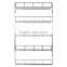 Chrome Wire 5 Tiers Kitchen Cupboard Wall Mountable Spice/Herb Rack