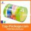 custom printing new clear plastic tube packaging