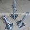 Cold galvanized hollow scaffolding jack base/u head