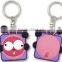 New products custom pvc keychain ring in 