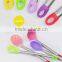 High Quality Food Grade 8-Piece Stainless Steel Handle Silicone Kitchen Tools,Cooking Utensil