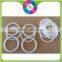 Custom black silicone rubber engine exhaust sealing gasket