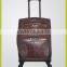 2016 Korean style functional eva trolley case luggage bags with leather for gift