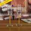 24K Gold Foil Glass Champagne Flutes , Drinking Glass Cup , Toasting Champagne Flute with Gift Box