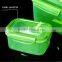 silicone co-injected Rectangular airtight storage food container