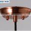 Modern Copper Chandelier Brass Hanging Pendant Lighting