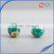 2016 New Korean fashion Wild European style simple double ball candy-colored wild earrings Women Brand earring jewelry