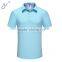 Green Plain Business Shirt Short Sleeve Polo Shirt for Men