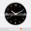 DEHENG 2016 new style low price logo customization aluminum metal wall clock