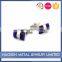 New Style Blue Gold Sand Or Blue Cat Eye Stone with Onyx Rhodium Stone Cufflinks For Men