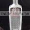 Glassware Manufacturer Handmade 750ml empty vodka/grape wine glass bottle empty frosted glass bottle