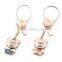 Metal OEM Factory eco-friendly EVA metal keychain