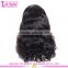 Top Quality 20 Inch Human Hair Wig Virgin Brazilian wavy Glueless Silk Top 180% Density Full Lace Wig
