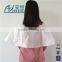 2015 new style beautiful design disposable PE hair cutting capes