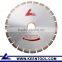 Segmented diamond saw blade with silent core