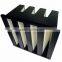 EN 799 V bank air filter, HVAC V-bank HEPA filter