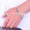 X235 Wholesale Engravable Charms,925 Silver Flower Charm With Pink Crystal
