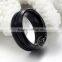 Tungsten steel gun black round ring fashion lover's rings wedding jewelry 6290009