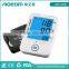 Household blood pressure cuff with blue backlit and extra large LCD