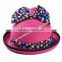 hot new products for 2014 Spring and summer Flanging bowknot visor cap basin lady hate para straw hat and cap custom logo