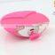 Red color electric bathtub cleaning facial cleanser brush