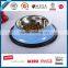 stainless steel material blue color painting dog feeder