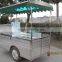 Two Sale Window DOuble Color Customized Mobile Fast Food Cart