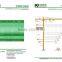 GHT7032-12/ 12 tons tower crane with high quality