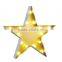 Store Mored Metal Lighted Decorative Battery Star Shape LED
